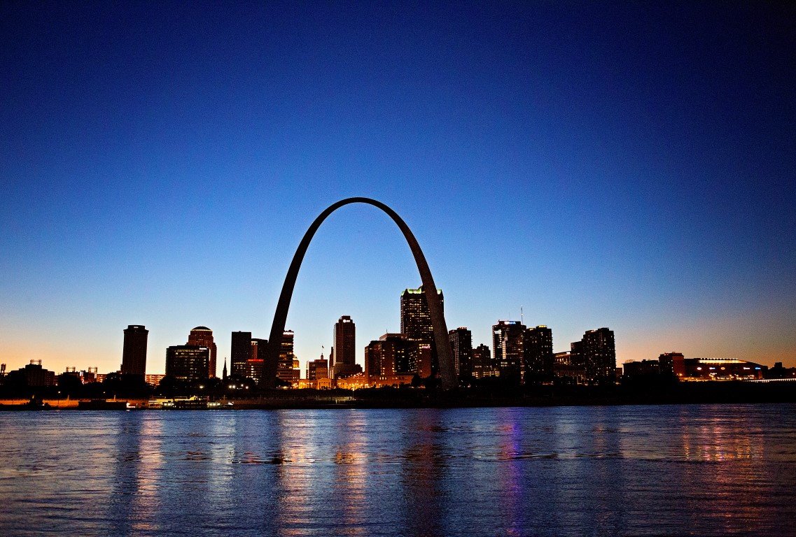 Downtown St. Louis at Twilight